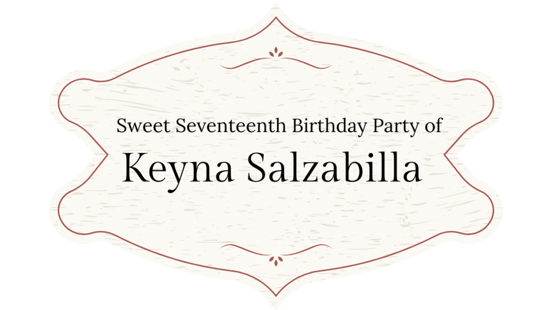 Ornament Keyna Birthday